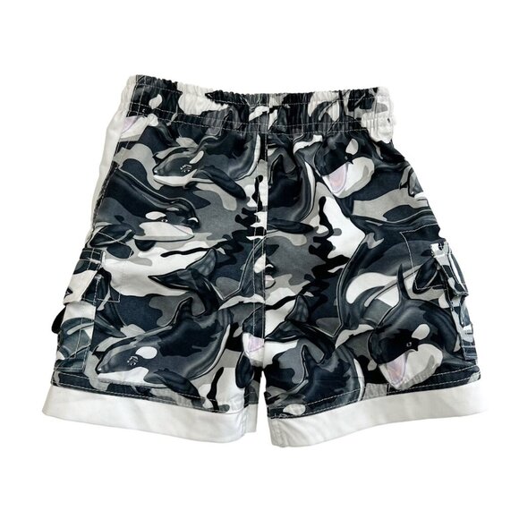 Sand N Sun Orca Whale Swim Trunks (12m) - Picture 2 of 4